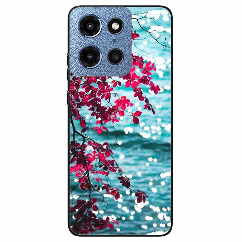 Phone Cases for Moto G 2025 5G Case Flowers Printing Silicone TPU Soft Covers for Motorola Moto G 2025 Back Shell For Moto G 5G