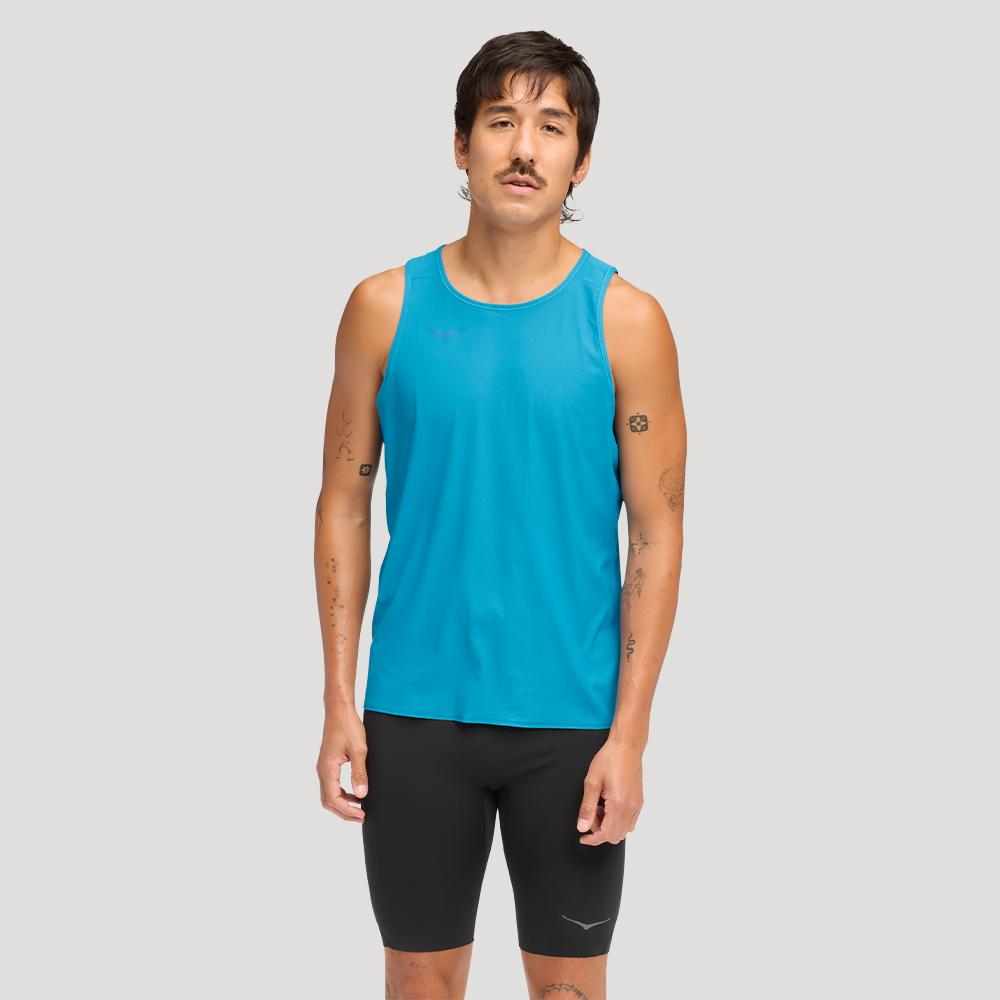 [hoka] Мужская майка Hoka Aerolight Tank 2.0 1175770-HKB S