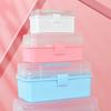 Multifunction Storage Box 3 Layer Storage Case Practical Plastic  Storage Box Medicine Storage Box for School Office