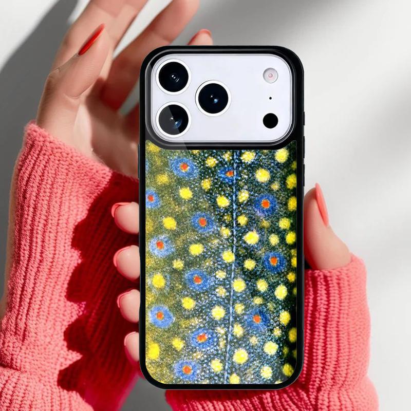Forellenfischerei weiche Handyhülle für iPhone 17 Air 16e 15 14 13 Pro Max Rückabdeckung für 12 11 Pro Hülle