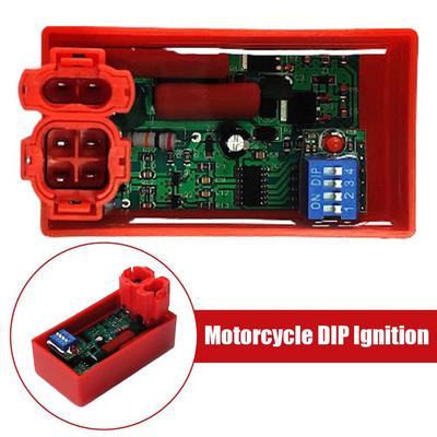 For Gy6-125 150cc 6pin Motorcycle Ignition Cdi With Box Adjustable Cdi Ac Dip With Switch Switch Lgnition Switch Motorcycle I1u5