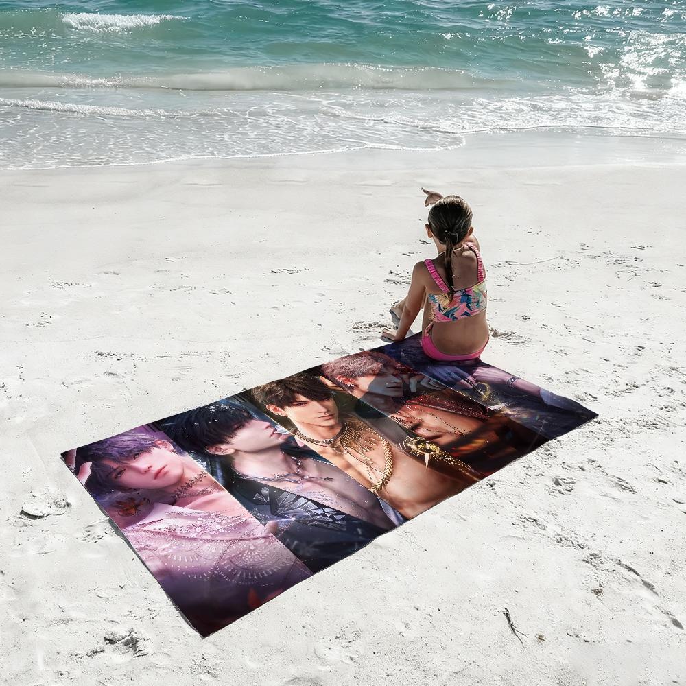 Caldo Gioco L-Amore e Spazio Profondo Asciugamano Doccia Sauna Viaggio Spa Asciugatura Rapida Accessori Palestra Morbidi Grandi Asciugamani da Spiaggia