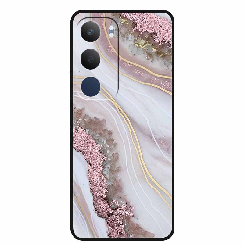 For Vivo Y29 5G Case V2420 Cartoon Wolf Tiger Soft Silicone Cover TPU Phone Case for Vivo Y29 5G Bumper Capa Shockproof Fundas