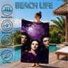 Vampir Saga Romanze Strandtuch, Mikrofaser Strandtuch, Perfekt für Pool, Strand, Reisen, Heimdekoration Strandparty Fan Geschenke