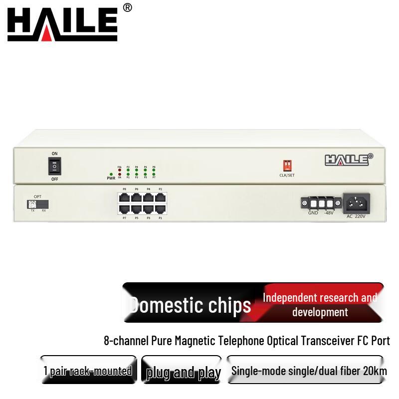 HAILE Digital Telephone Fiber Optic Multiplexer