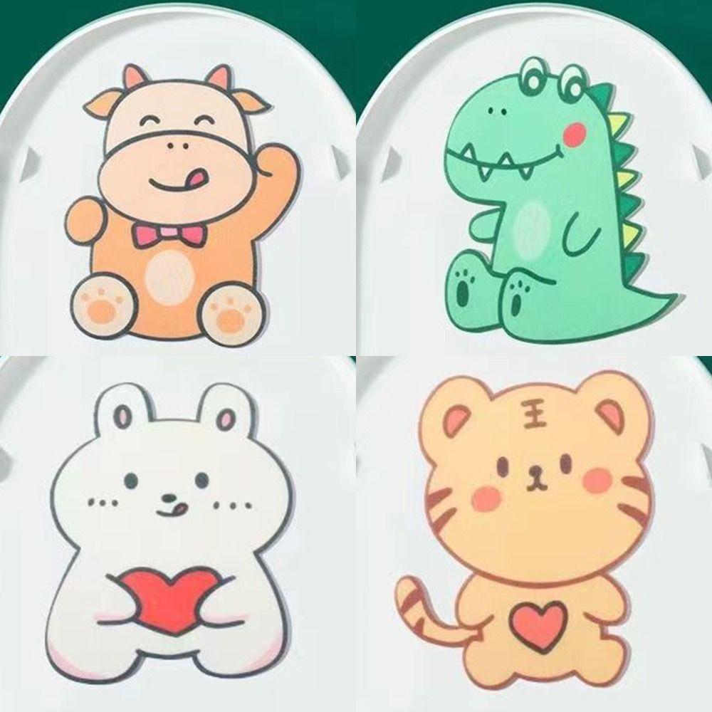 Autocolante pentru toaletă cu animale din desene animate Îndepărtează mirosurile autocolante Toaletă autoadezive Autocolante cu aromaterapie pentru baie