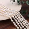 1String, Fashion Women's Natural Freshwater Pearls, 5-6 Mm, Irregular Drop Pearl Beads for DIY Necklaces, Bracelets Accessories, Jewelry Making 36cm