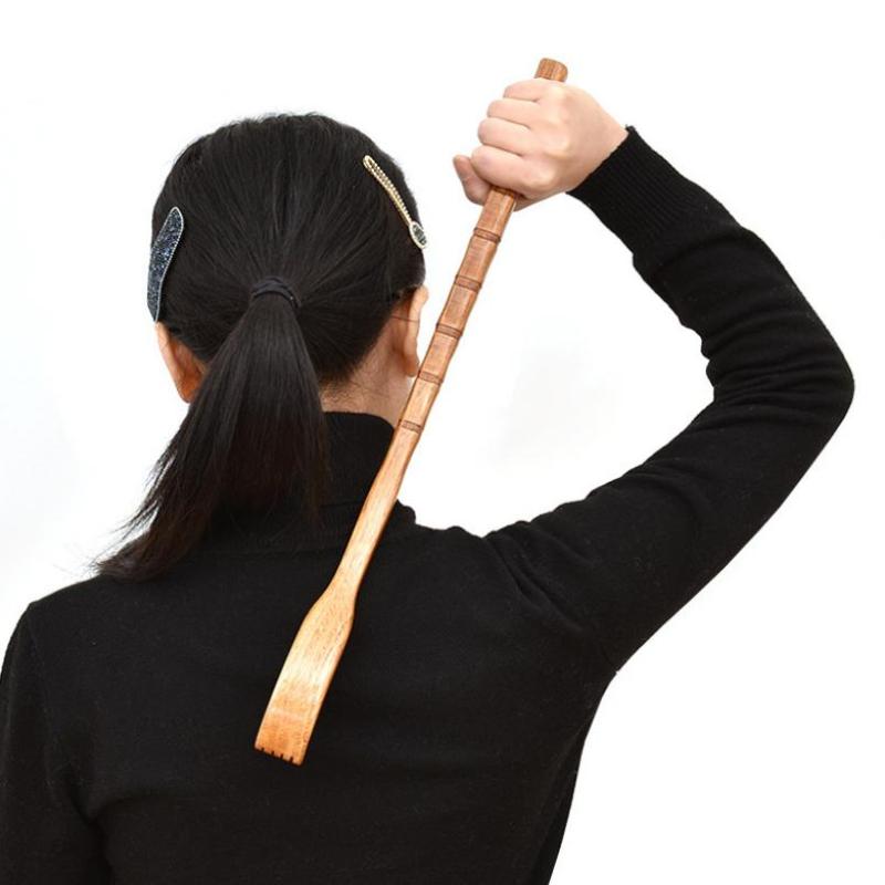 Household Wooden Massager Rake for Back Relief and Relaxation Sessions
