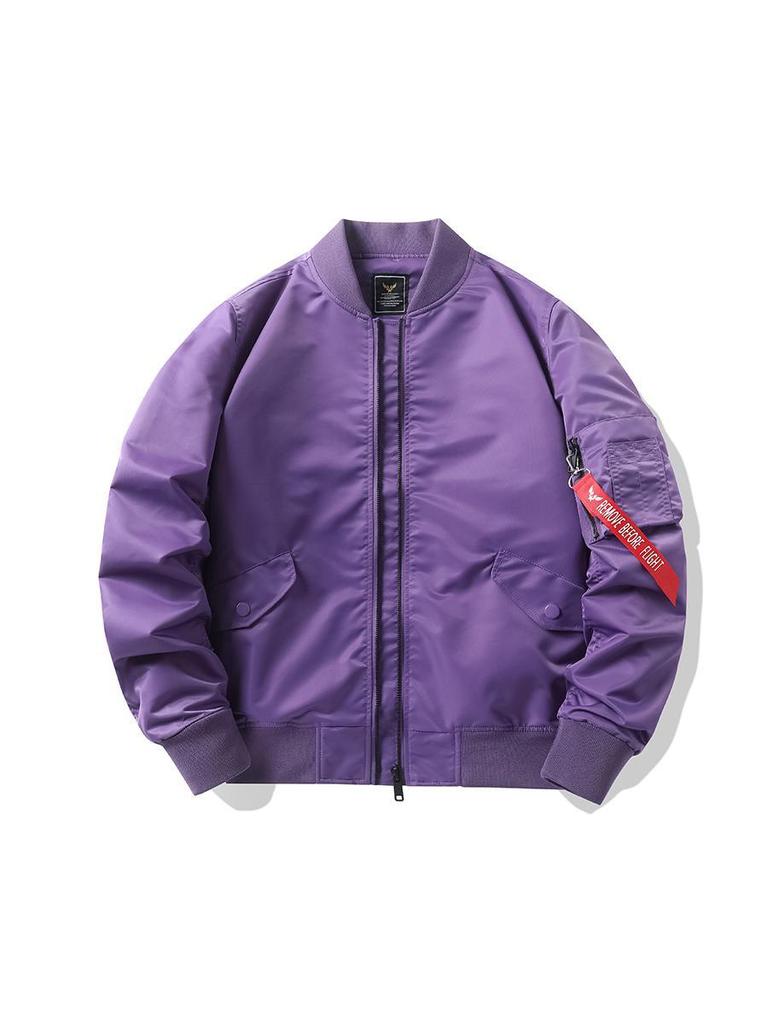 Męska kurtka bomberka casual w kamuflaż - Wygodna i wszechstronna moda wiosenno-jesienna