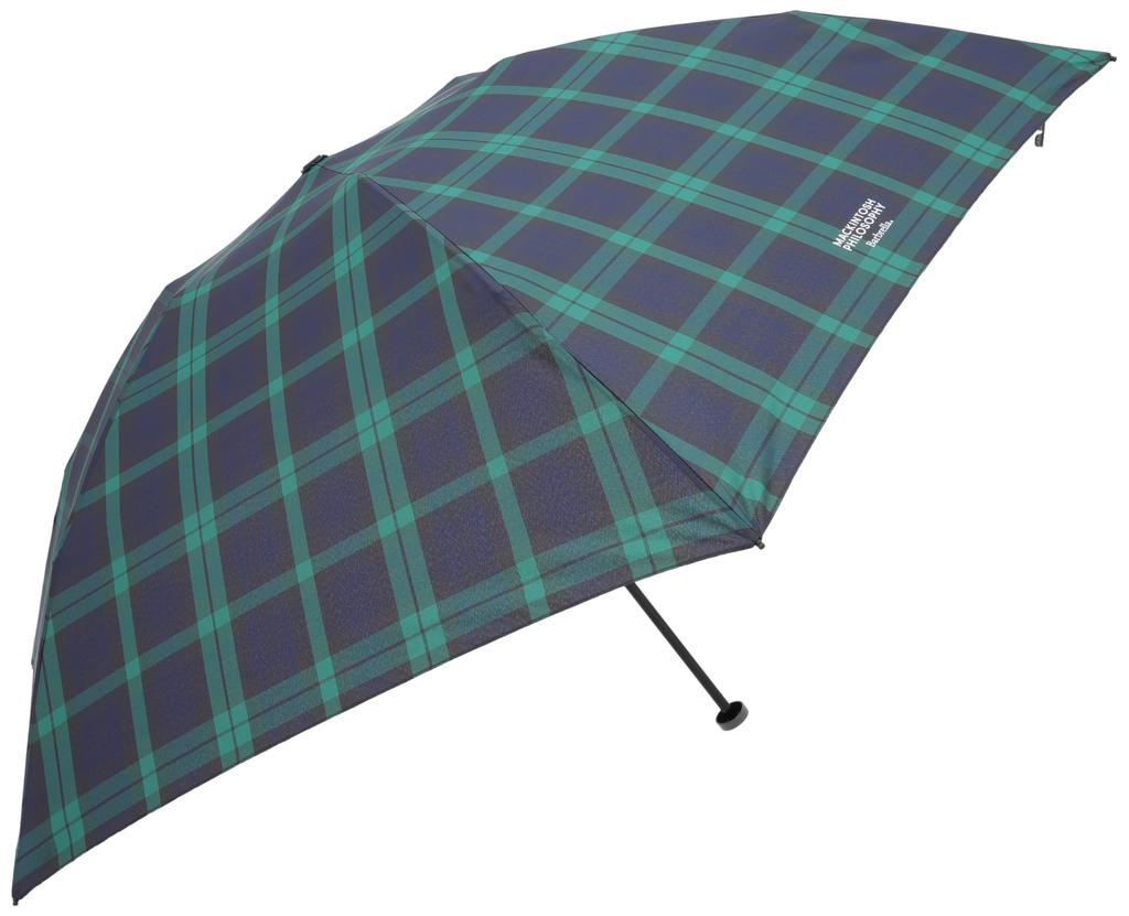 Moonbat Rain Folding Ultra Barbrella Green [Mackintosh Philosophy] Umbrella, Umbrella, Lightweight, Check, 10961, 10968, 11075,