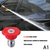 1/5Pcs 1/4Inch Quick Connect Garden Cleaning High Pressure Car Washer Spray Nozzle 0 15 25 40 Degree Watering Soap Nozzle Tip