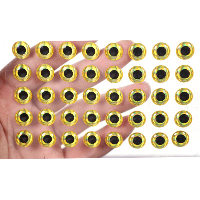 100pcs 3D Bionic Fish Eye Stickers for Lures and Fly Fishing