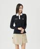 Goldeunbeeo (W) Contrast Collar Long Sleeve T-Shirt G5Tam26281Bkx