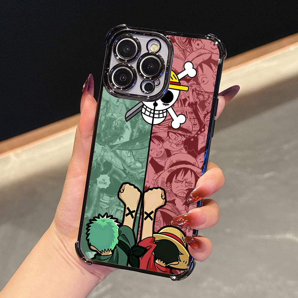 

Anime One Pieces Soft Funda For iPhone 17 Pro 16 15 14 13 12 11 Pro Max Case 17 Plus 17E 16E 17Air Camera Protection Phone Cover iPhone 11Pro Max