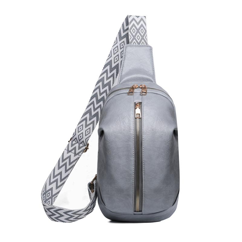 Vintage Chest Bag Women's Crossbody Bag Large Capacity Shoulder Bag