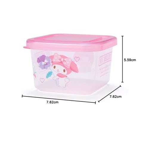 Sanrio My Melody Mini Food Container (Storage Container), Set of 2, 747726