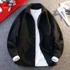 Men's Fleece-Lined Ribbed Long Sleeve Shirt