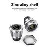 2Piece Zincs Alloy USB3.0 Panel Mount Sockets Adapters Fast Speed Data Transfer Gold Plateds Port For Wall Desk Installation