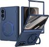 360° drehbare magnetische Halterung Hülle für Samsung Galaxy Z Fold 8 Fold8 für Magsafe Integrierter Bildschirmschutz Scharnier Schutzhülle