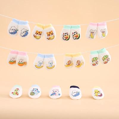 Verstellbare Baby-Fäustlinge aus reiner Baumwolle: Kratzfest, Atmungsaktiv, Beißbar, für 0-6 Monate, Ideal für Frühling, Herbst/Winter.