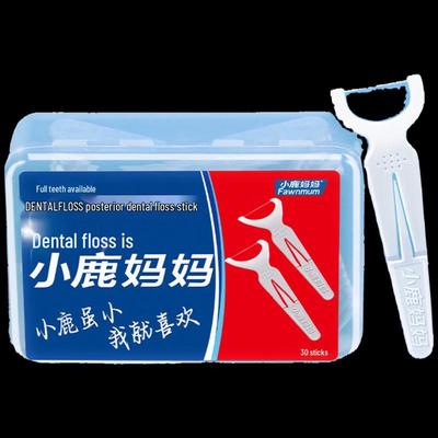 Little Deer Mom Fine Dental Floss Picks - 300 Count Family Pack