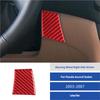 For Honda Accord Sedan 2003-2007 Real Soft Carbon Fiber Sticker Car Steering Wheel Panel Interior Trim Interior Accessories