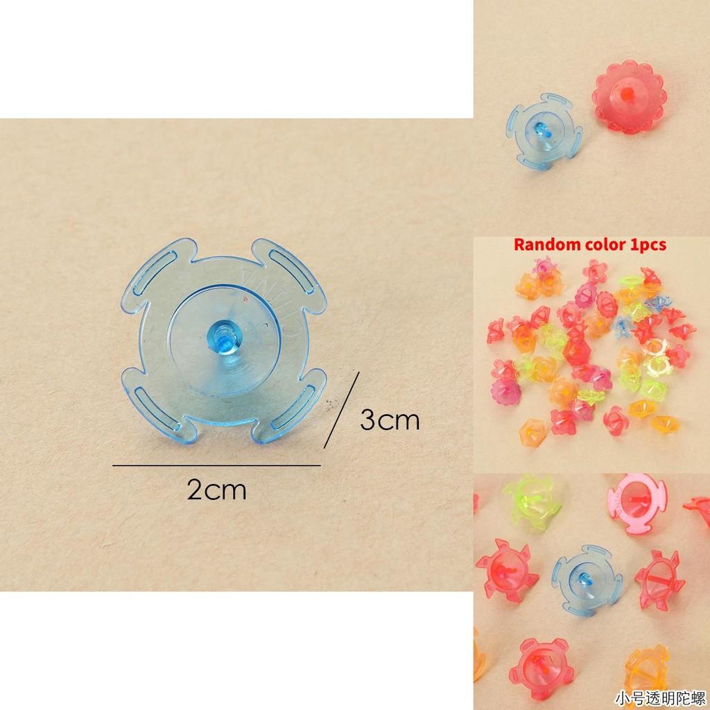 Plastic Hand Twist Transparent Gyroscope Toy For Kids Play And Collection