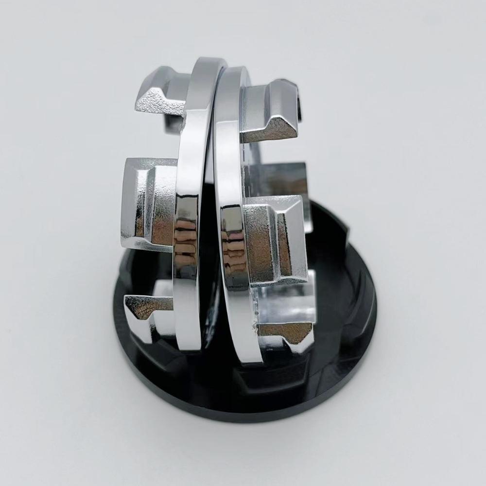 4pcs 53mm ( 48mm I.D) Car Wheel Center Caps With W Work Logo Emblemr Chevrolet Wheels Hub Rim Hubcap Centre Cover Accessories