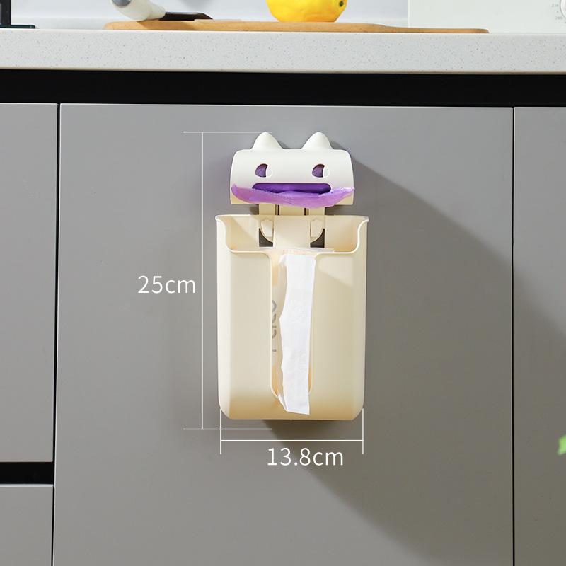 Wall-mounted Kitchen Large-capacity Multifunctional Plastic Bag Organiser Storage Box