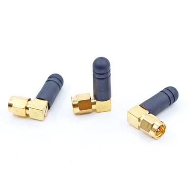 2Pcs Mini Gummi 3Dbi 2,4 Ghz Wifi Antenne Sma Stecker Router Bluetooth Antennen