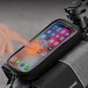 Dual-Sides 2L Bicycle Bag Bike Frame Fronttube Bag Touchscreen Mobilephone Bag Double Zipper