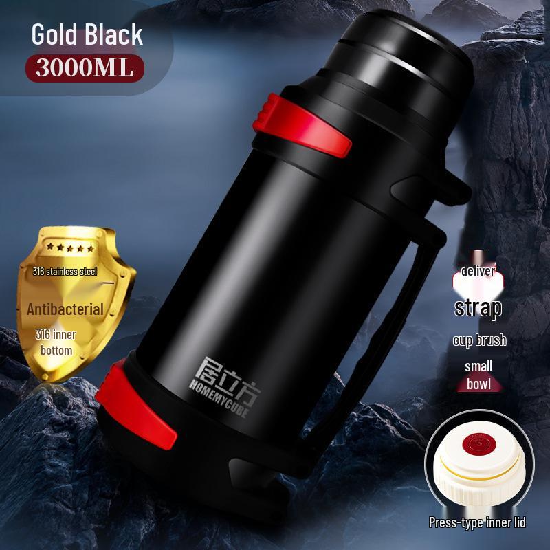 Large Capacity Stainless Steel Thermal Mug for Outdoor and Car Travel