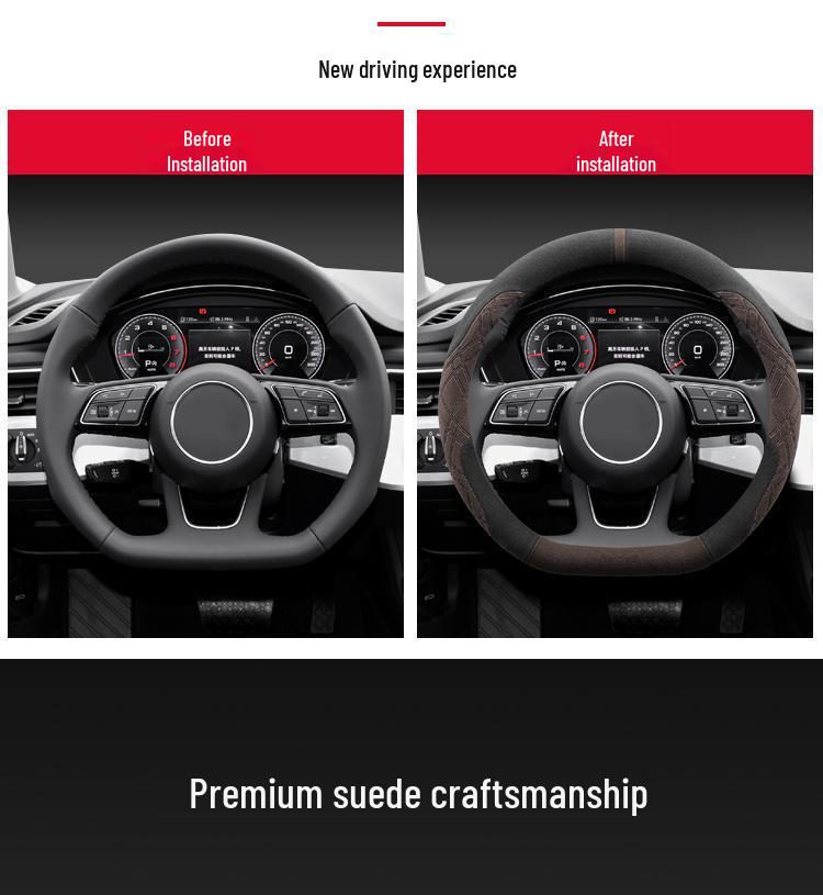 2026 Changan EADO/CS55/CS75 Winter Plush Steering Wheel Cover