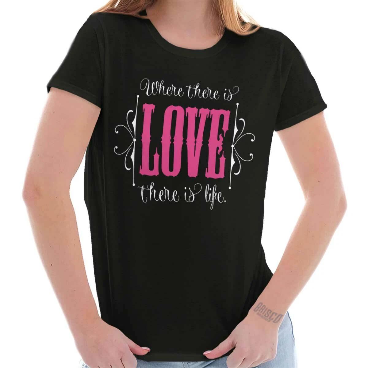 Cute Love Inspirational Positive Saying Gift Womens Top Junior Graphic Tee XS