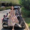 Floral French Set Women's Clothing Cami Top Summer New Style Half-Length Skirt Dress Beach Vacation Two Piece Outfit