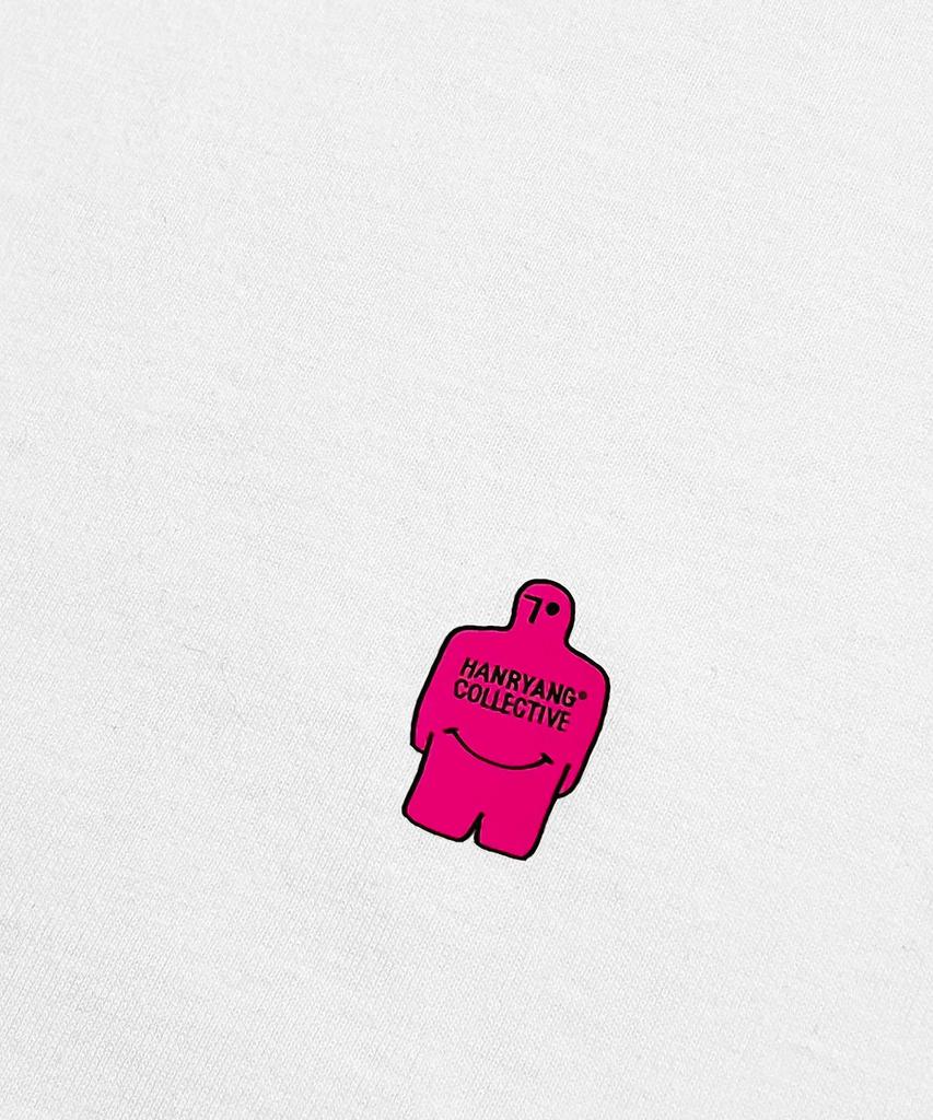 HANRYANG COLLECTIVE Hr S Pink Icon Tee White