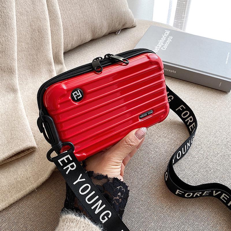 Women's Hard Shell Makeup & Toiletry Mini Bag | Crossbody, Evening, Travel Storage Box