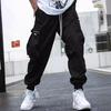 Trendy Brand Men's Casual Pants, Multi-pocket  Loose Feet