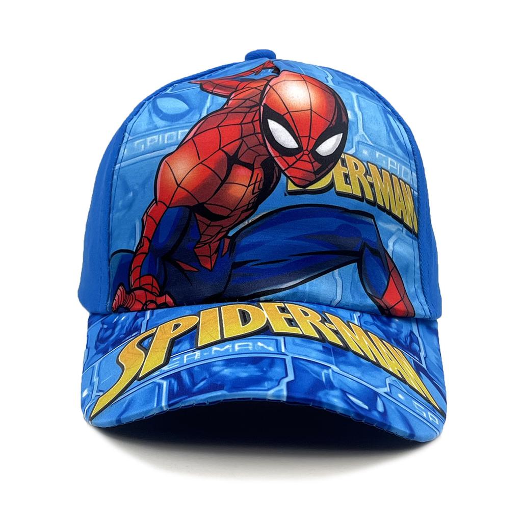 New Spider Cartoon Peripheral Printing Children's Baseball Cap Wide Brim Spring and Summer Cartoon Sun Hat