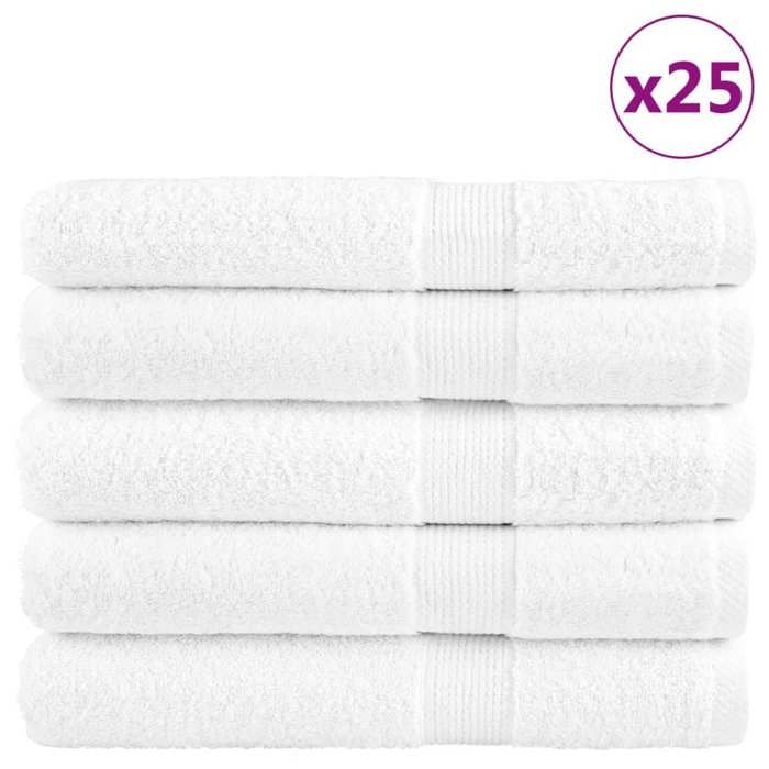 VidaXL Serviettes de Sauna de Qualité Supérieure 25 pcs, Paréos de Sauna, Draps de Bain, Serviettes de Douche Salle de Bain 137139