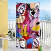 Digital Circus Beach Towel Quick-Dry Soft Microfiber Comfortable Lightweight Suitable for Sports, Travel, Swimming, Yoga, Bathroom, Beach, And Pool