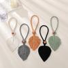Cotton and linen handmade curtain straps hand woven leaf curtain straps accessories Bohemian style tassels window shade buckles