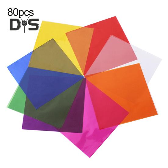 80/160 Blatt transparentes Zellophan-Geschenkpapier DIY Kunsthandwerk Geschenkverpackung wasserdicht heißsiegelbar farbiges Wrap