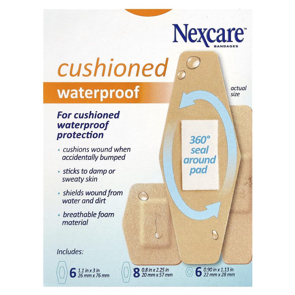 Cushion Waterproof Bandage, 20 different sizes