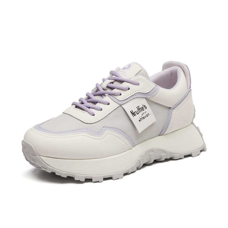 Sneakers girls retro Korean version summer new low-top casual sneakers comfortable non-slip heightening waffle shoes women