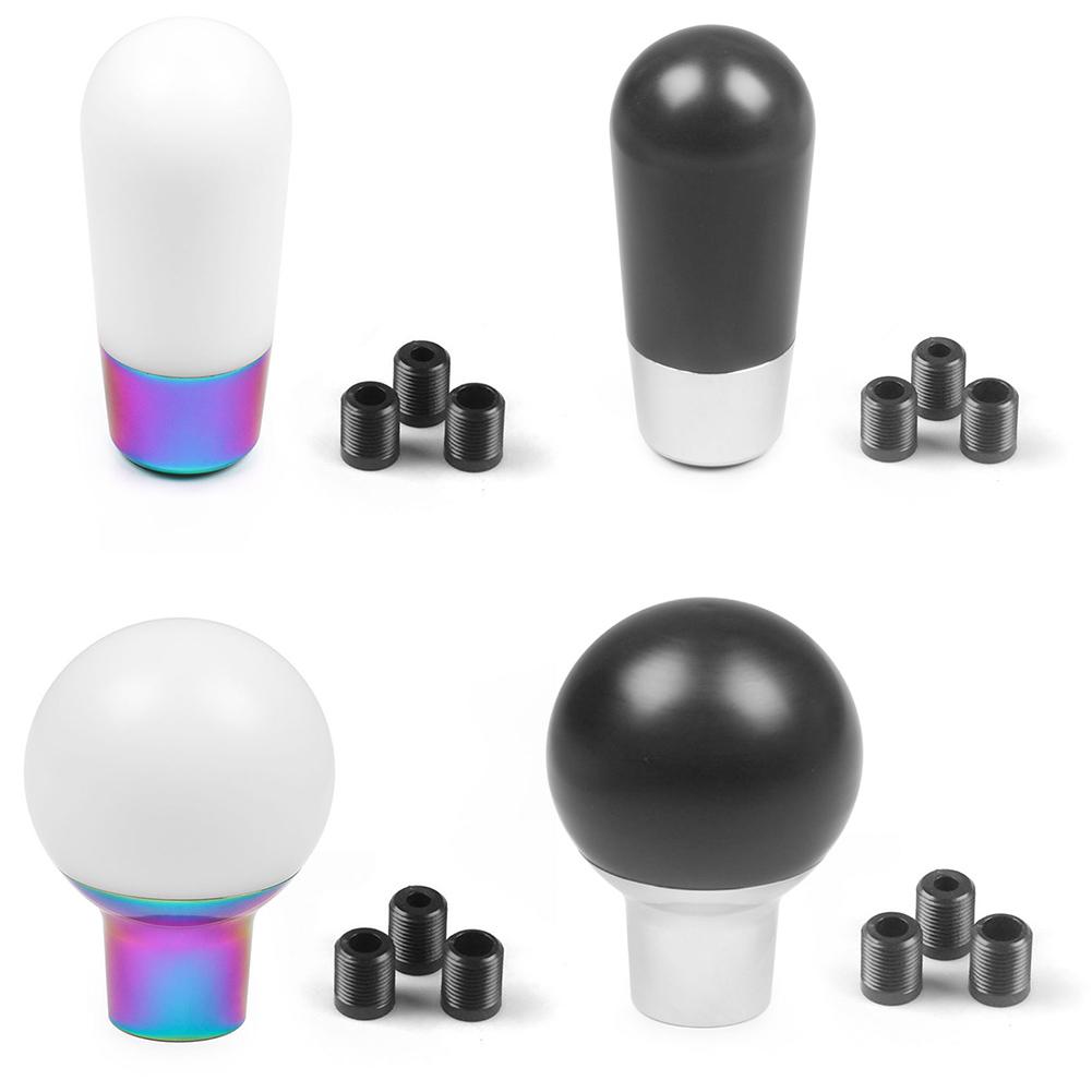 Acrylic Manual Gear Shift Knob Lever for Cars Delivering Enhanced Control and Comfort with 3 Adapters for Wide Vehicle Fitment