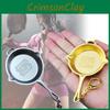 Premium Zinc Alloy Pubg Pan Keychain Metal Souvenir For Gamers And Collectors