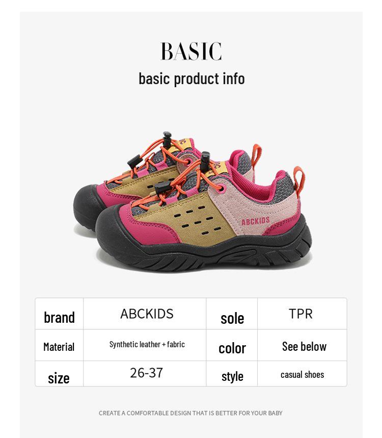ABCkids6837 Girls’ Casual Soft Sole Sneakers - Spring/Fall 2025