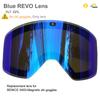 2023 New Double Layer Magnetic Ski Goggles Polarized Lens Skiing Anti-fog UV400 Snowboard Goggles Men Women Ski Glasses Eyewear