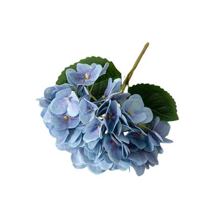 Simulação hortênsia flor estilo pastoral várias cores brilhantes falso seda flor planta ornamento arranjo de flores artificiais arte diy adulto sexo wear